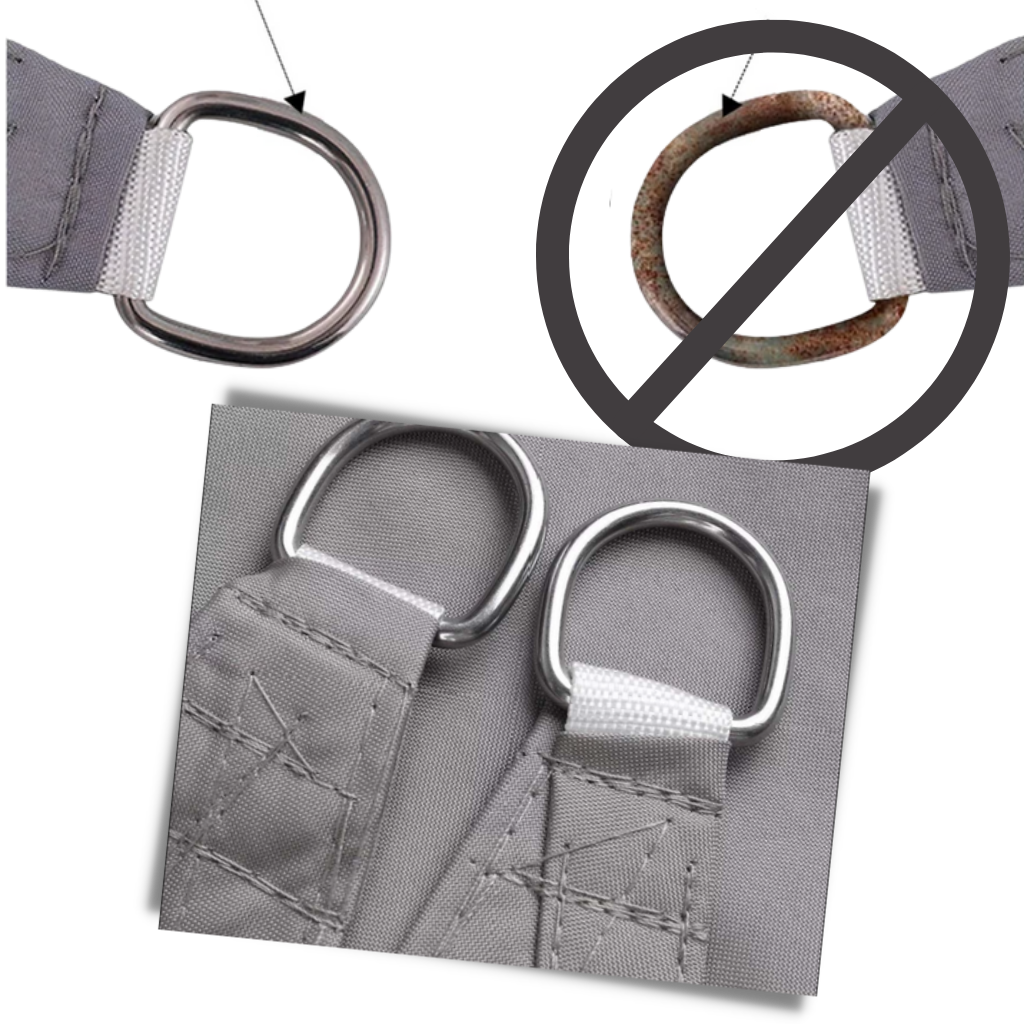 Weatherproof Rectangular Sun Shade sail