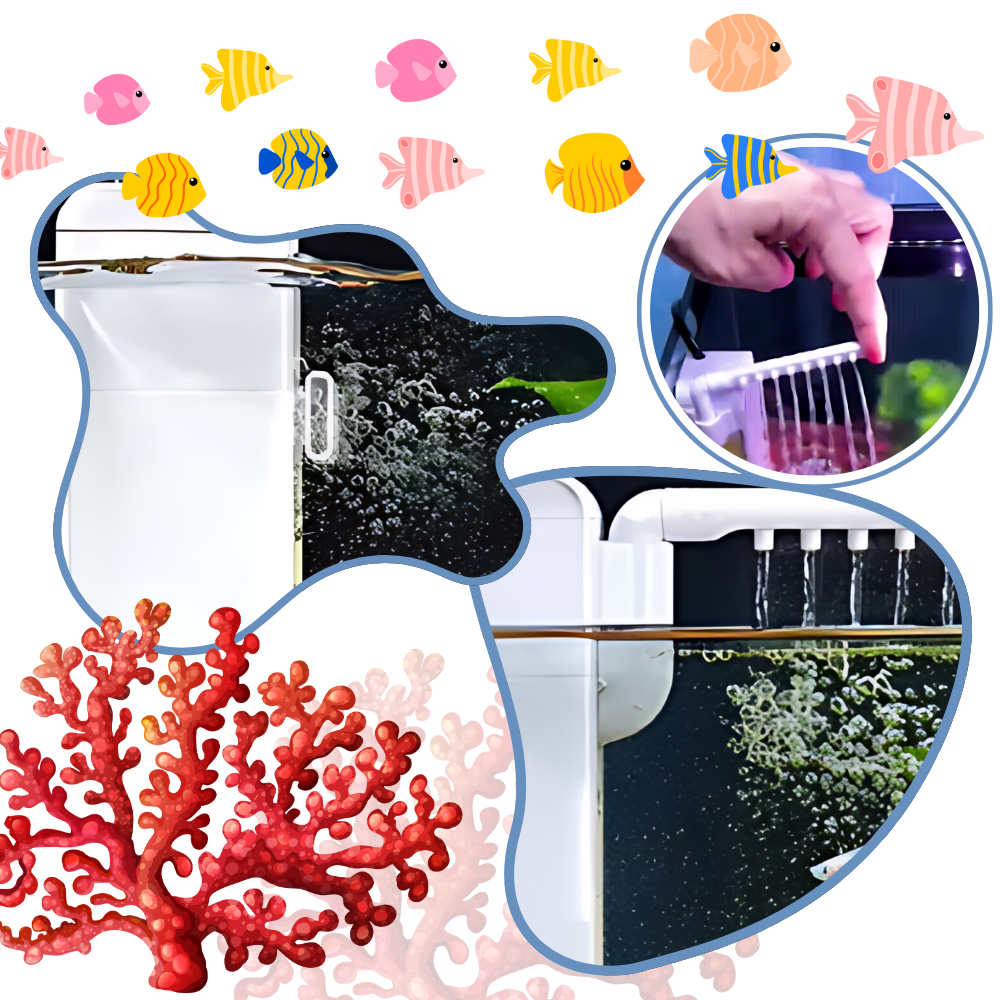 Clog-Resistant Fish Tank Filter Pump - Ozerty