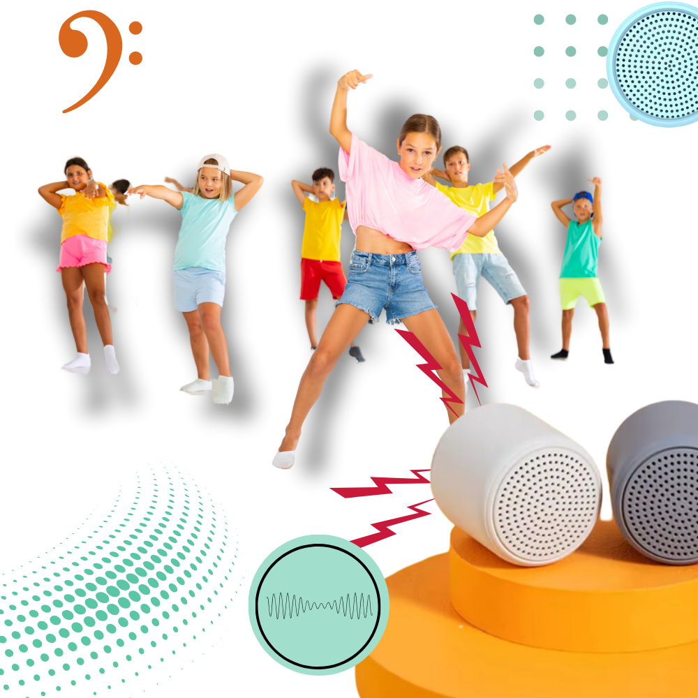 Deep Bass Mini Bluetooth Speaker - Ozerty