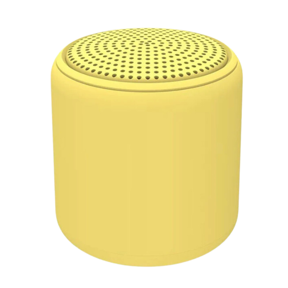 Deep Bass Mini Bluetooth Speaker -Bright Yellow - Ozerty