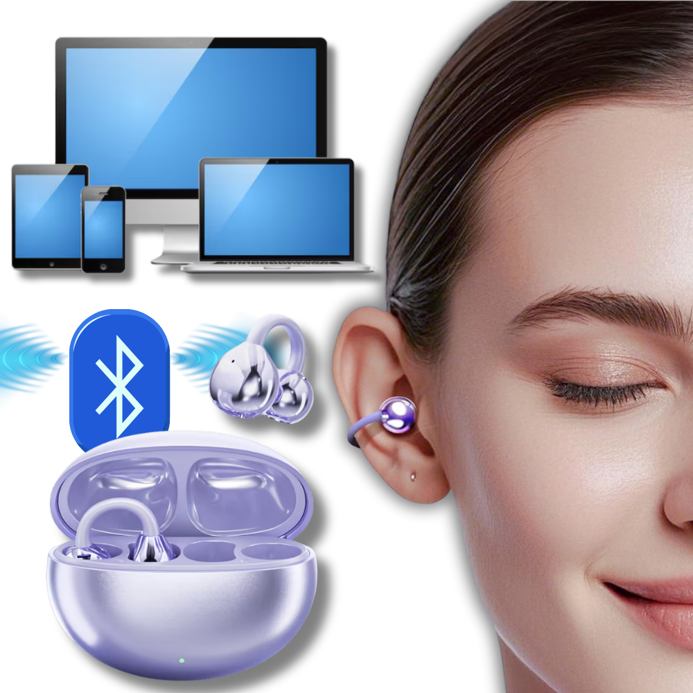 DualSync Clip Headphones - Ozerty