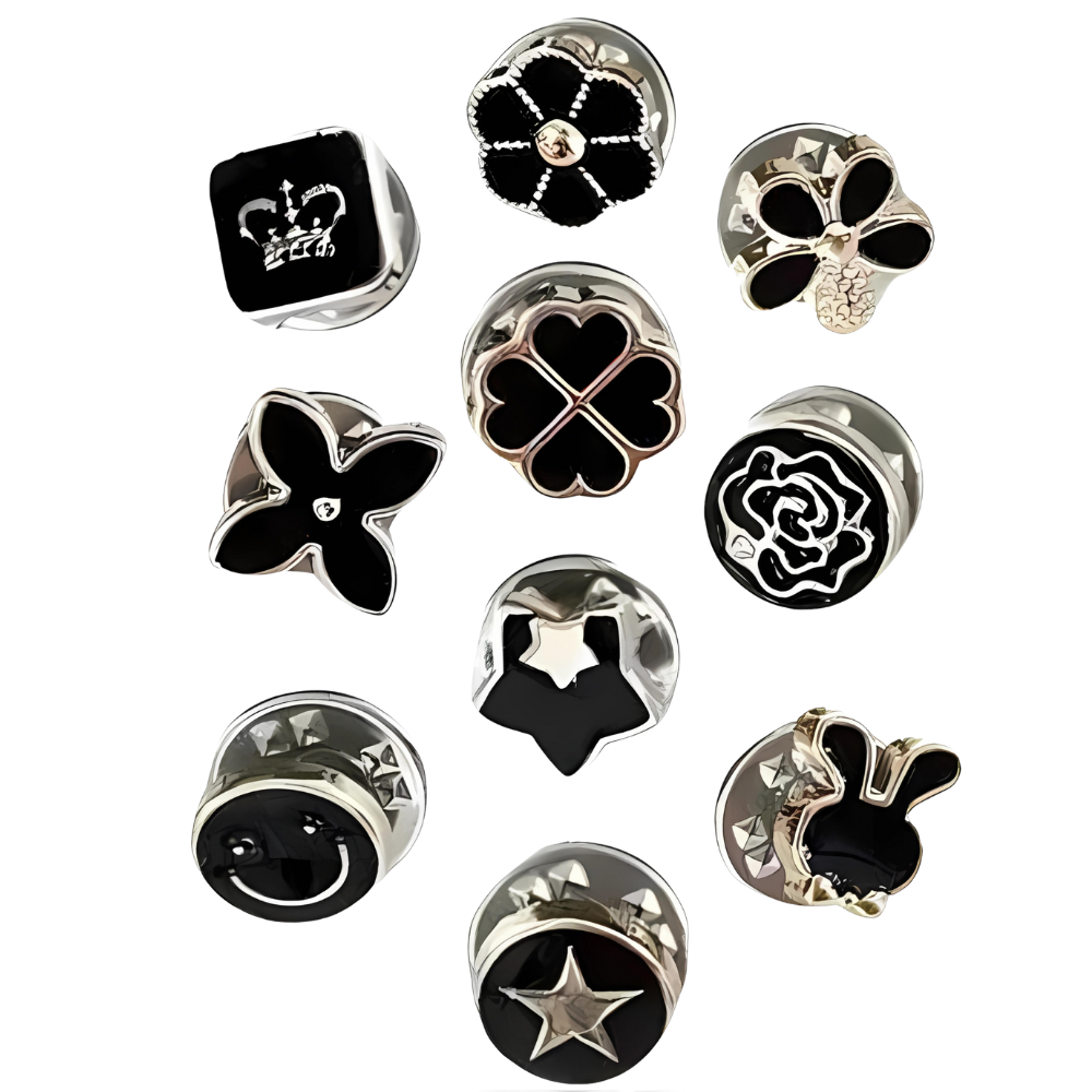 Elegant No-Sew Button Brooch Pins