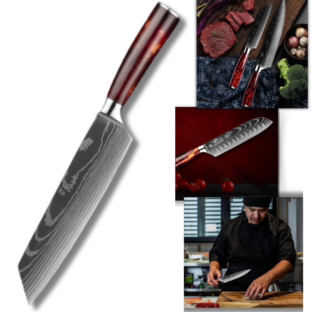 Fire Land Series Japanese Knives - Ozerty