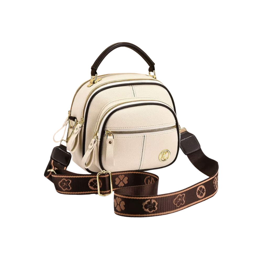 Timeless Vegan Sling Bag -Beige - Ozerty