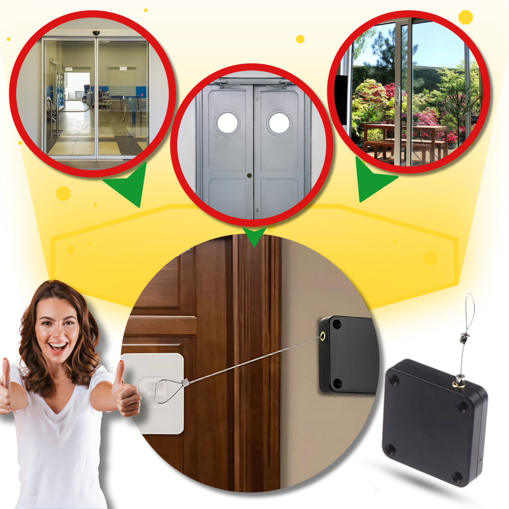 Punch-free Automatic Door Closer - Ozerty