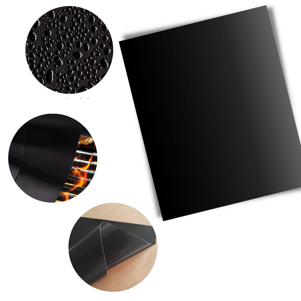 5pcs Premium Non Stick BBQ Grill Mat - Ozerty