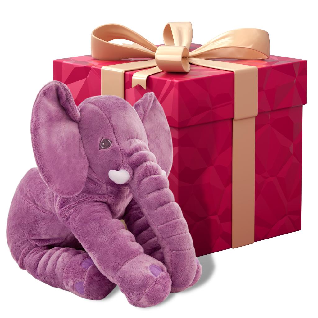 Large Baby Elephant Plushie pillow