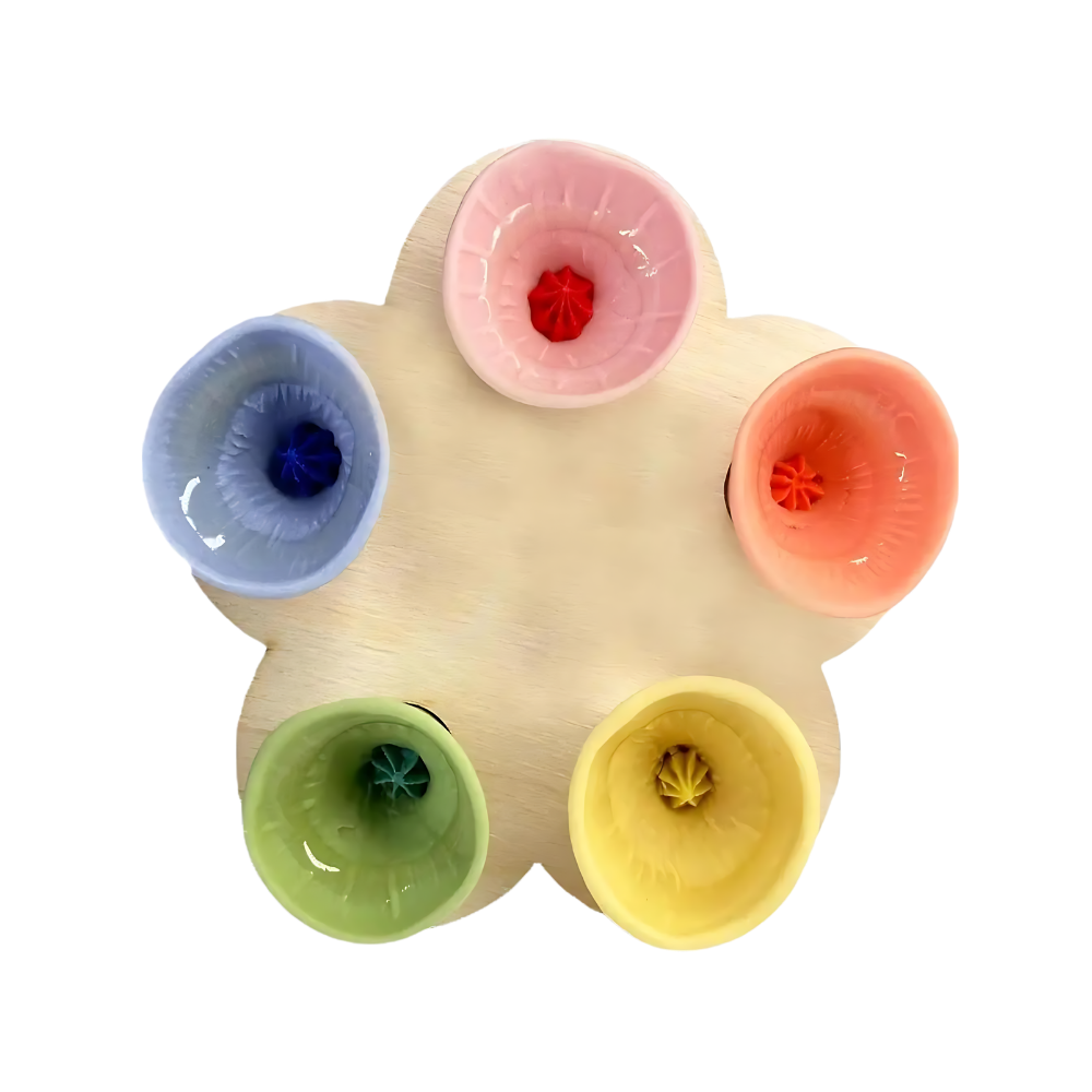 Discreet Attractive Color Bee Cup -Multicolor - Ozerty