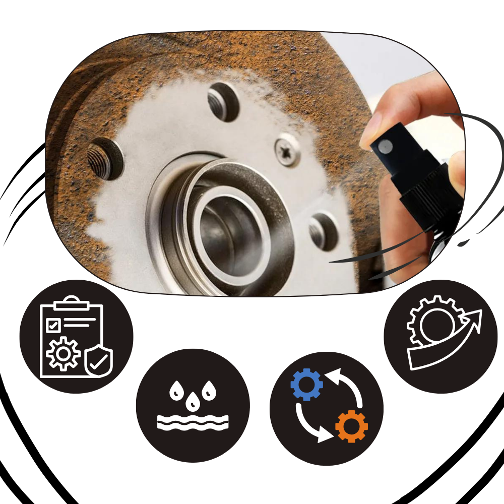 Metal Lubrication Rust Converter Spray - Ozerty